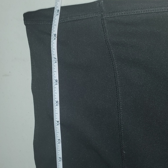 Avia Black w Design and See-thru calf Sz. 2XL Leggings - Picture 9 of 11